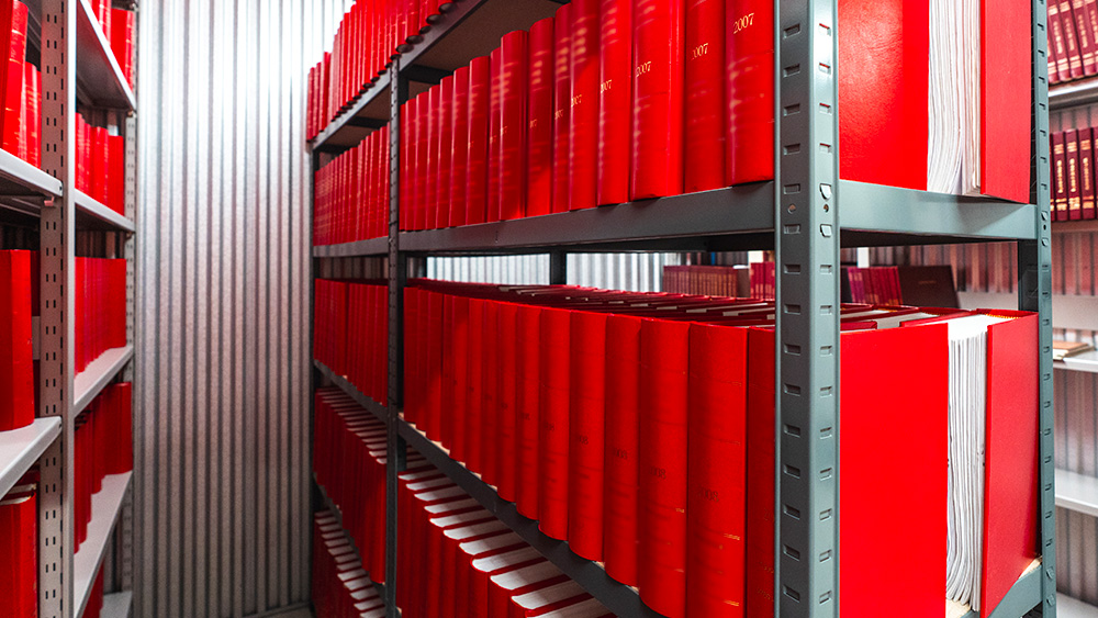 Archivio di Atti Notarili in un Deposito di Maxicubo